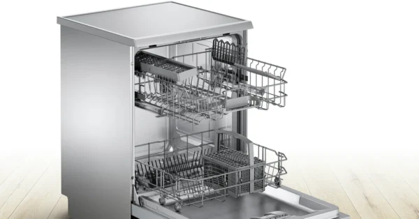 Bosch Seri 4 Solo Bulaşık Makinesi 60 Cm Fırçalanmış Çelik Parmak Izi Bırakmaz Sms45Di10Q - Görsel 2
