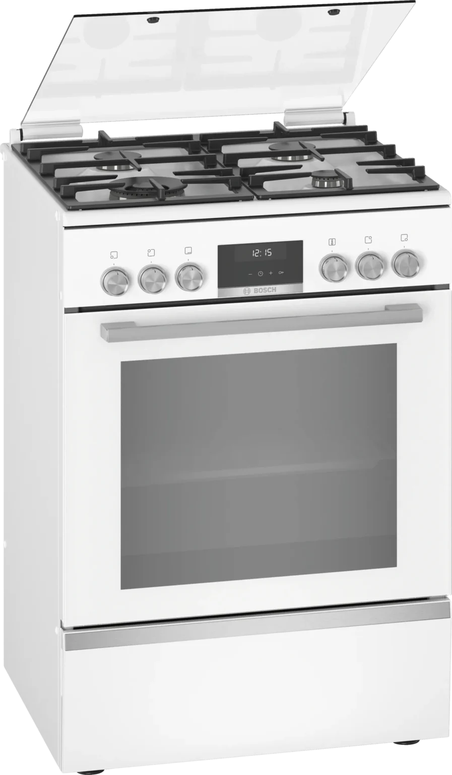 Bosch Seri 6 Bağımsız çift yakıtlı ocak Beyaz HXS59AI20Q