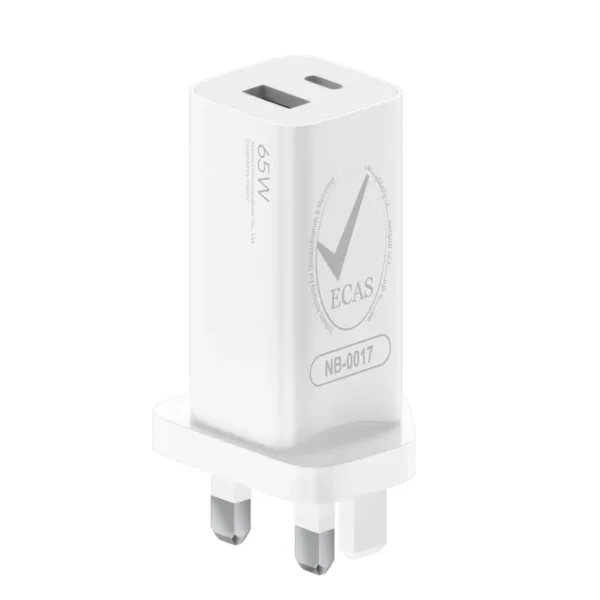 Xiaomi 65W Gan Şarj Cihazı (Tip A + Tip C) İngiltere-Xiaomi 65W Gan Charger (Typea + Typec) Uk-Xiaomi-Kktc