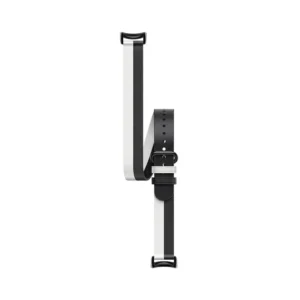 Xiaomi Smart Band 8/9 Çift Sarma Kayış Siyah ve Beyaz-Λουράκι Xiaomi Smart Band 8/9 Double Wrap Strap Black and white-Xiaomi-KKTC