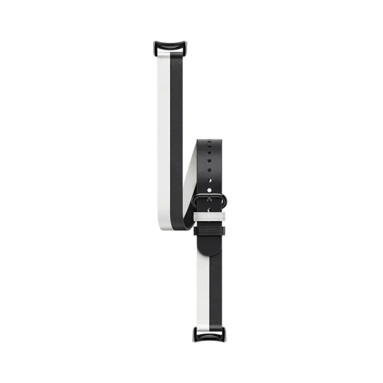Xiaomi Smart Band 8/9 Çift Sarma Kayış Siyah ve Beyaz-Λουράκι Xiaomi Smart Band 8/9 Double Wrap Strap Black and white-Xiaomi-KKTC