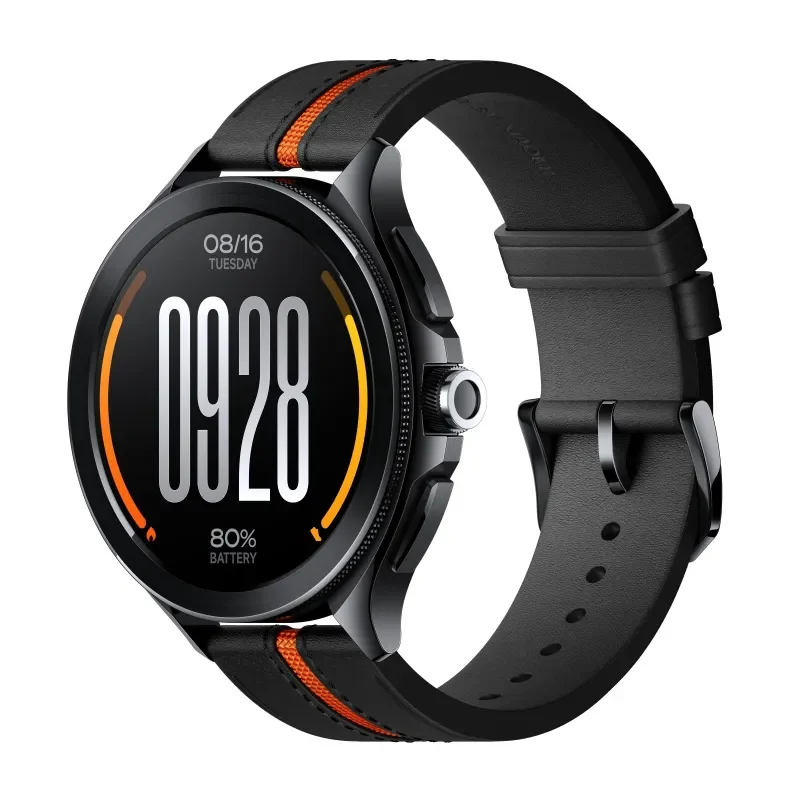 Xiaomi Watch Deri Kayış Siyahturuncu (22Mm)-Xiaomi Watch Leather Strap Blackorange (22Mm)-Xiaomi-Kktc