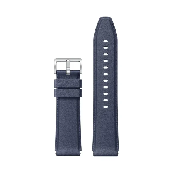 Xiaomi Watch S1/S1 Active/S1 Pro Deri Kayış Mavi (22Mm)-Xiaomi Watch S1/S1 Active/S1 Pro Leather Strap Blue (22Mm)-Xiaomi-Kktc