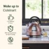 CUISINART CTK17PU Çaydanlık, Vintage Gül - Görsel 3