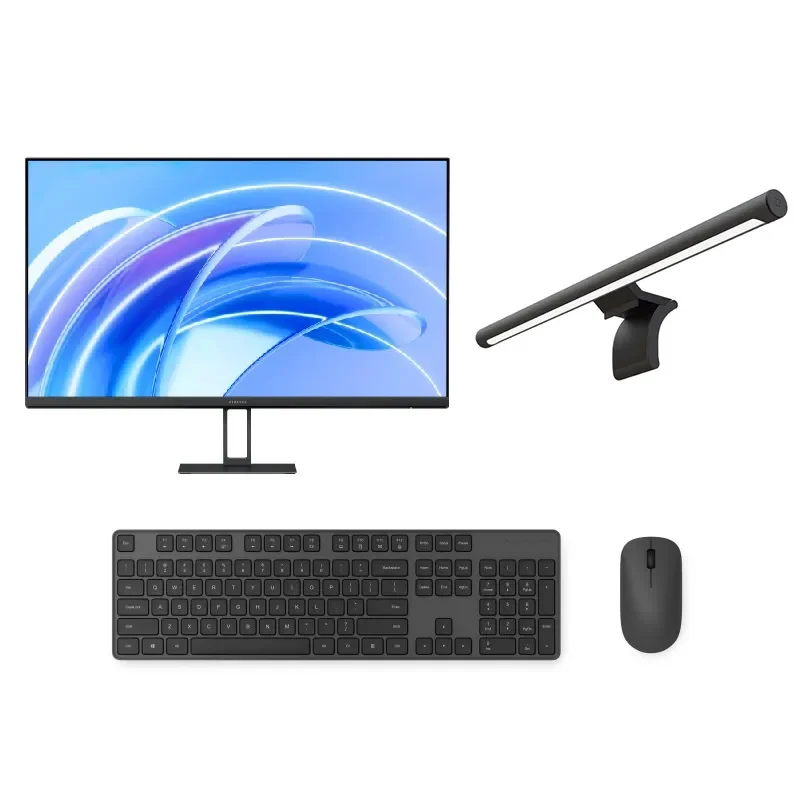 Monitör A27I &Amp; Kablosuz Klavye/Fare &Amp; Işık Çubuğu Kombosu-Monitor A27I &Amp; Wireless Keyboard/Mouse &Amp; Light Bar Combo-Xiaomi-Kktc