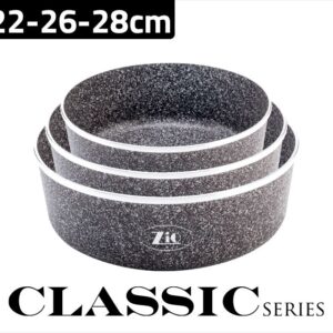 8107 Zio Fırın Tepsi Seti 3lü 22/26/28cm