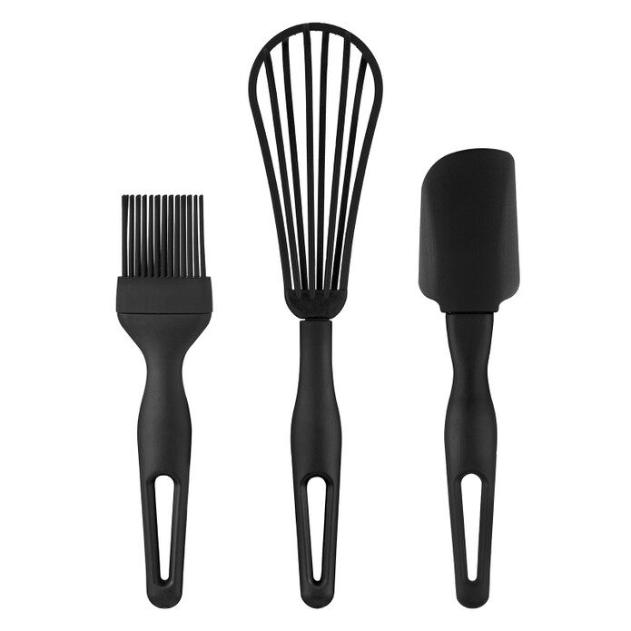 Cherry 3&apos;lü Spatula Ve Çırpıcı Set
