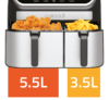 FRY5225 Newal Dokunmatik Double Airfryer 9L - Görsel 2