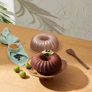 Griss Hardstone Döküm Kek Kalıbı Golden Pink 24 cm
