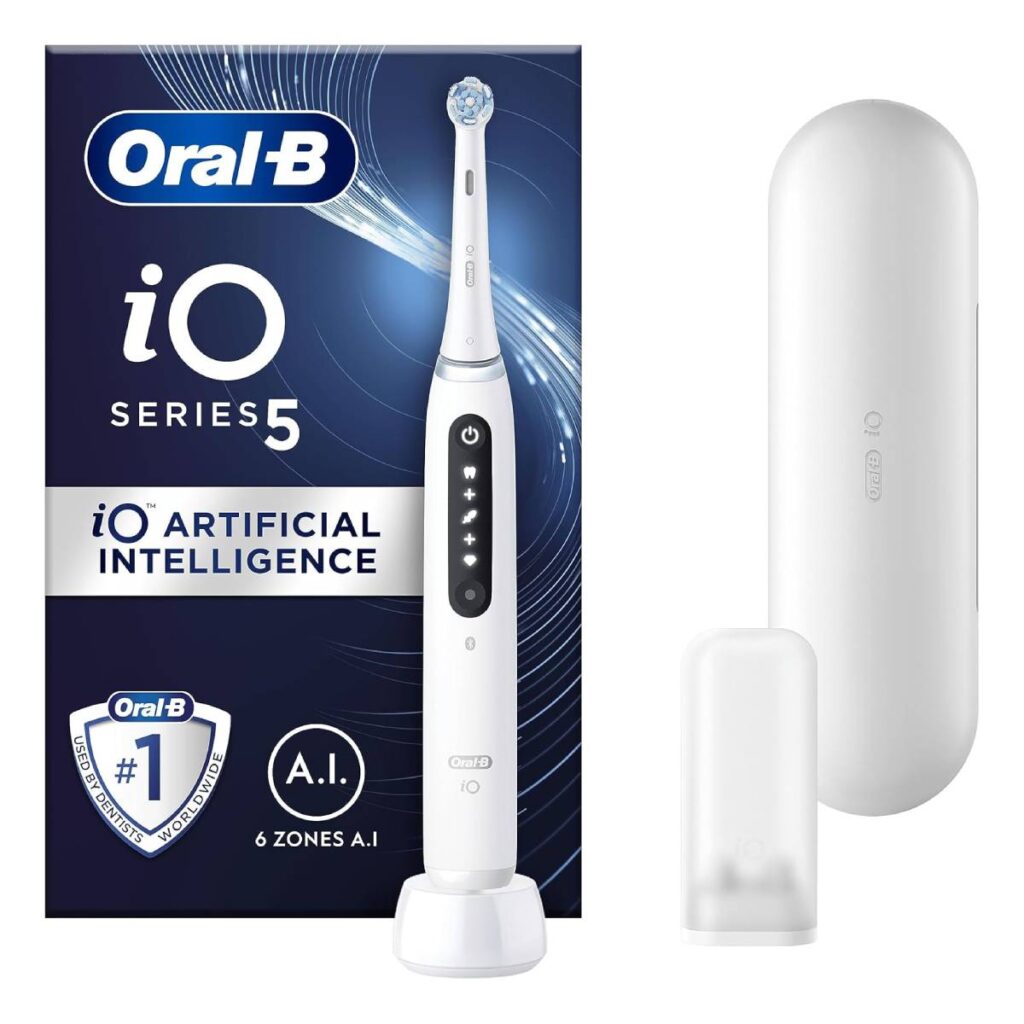 BRAUN Oral B iO5 Quite White Elektrikli Diş Fırçası - KKTC Bi Sipariş - Ev Elektroniği>Kişisel Bakım>Elektrikli Diş Fırçaları