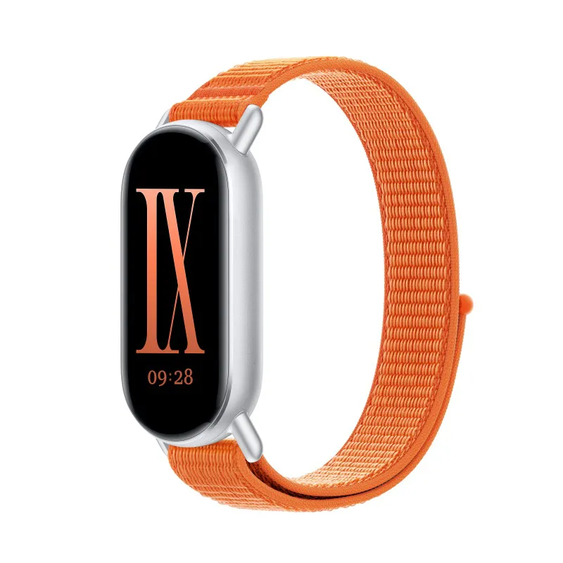 Xiaomi Akıllı Bant 8/9 Örgülü Turuncu Kayış-Λουράκι Xiaomi Smart Band 8/9 Braided Orange-Xiaomi-Kktc