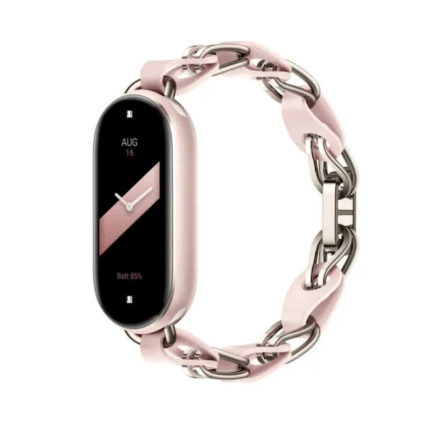 Xiaomi Akıllı Bileklik 8/9 Zincir Kayış Mystic Rose-Λουράκι Xiaomi Smart Band 8/9 Chain Strap Mystic Rose-Xiaomi-Kktc