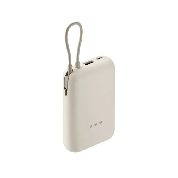Xiaomi Power Bank 22.5W 10000Mah (Entegre Kablo) Bej - Görsel 11