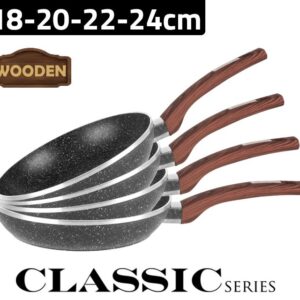 Z8115 Zio Klasik Tava Seti (18-20-22-24cm)