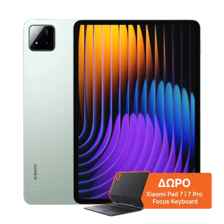 Xiaomi Pad 7 Pro 12/512GB Yeşil ve Hediye Focus Klavye-Xiaomi Pad 7 Pro 12/512GB Green & HEDİYE Focus Keyboard-Xiaomi-KKTC