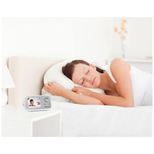 Bebek Monitörü Motorola Çok Renkli Atmosfer Aydınlatması Vm482Anxl Beyaz/Gümüş