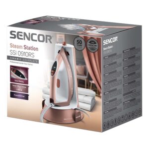 Demir Buhar Jeneratörü SENCOR Buhar İstasyonu SSI 0910RS beyaz/pembe