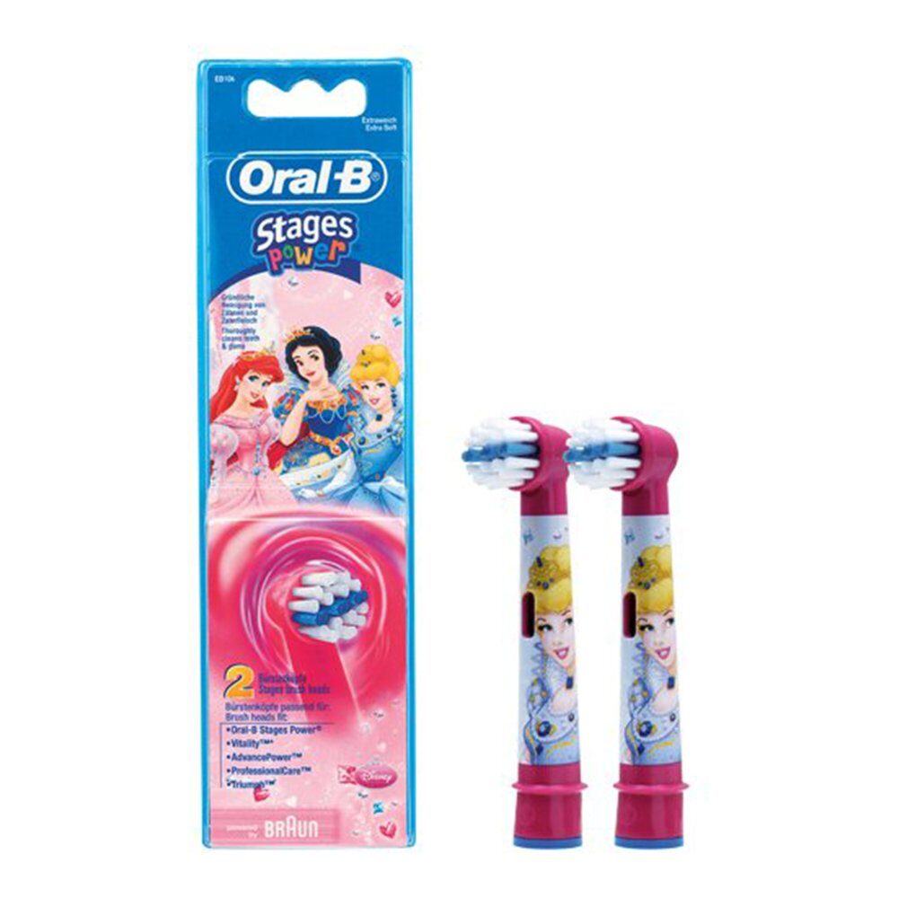 Diş Fırçası Değiştirme Ipuçları 2 Adet Braun Oral-B Stages Power Kids Eb10-2K