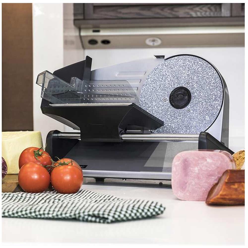 Elektrikli Dilimleyici CECOTEC Rock'nCut Twin 02307 siyah/gümüş