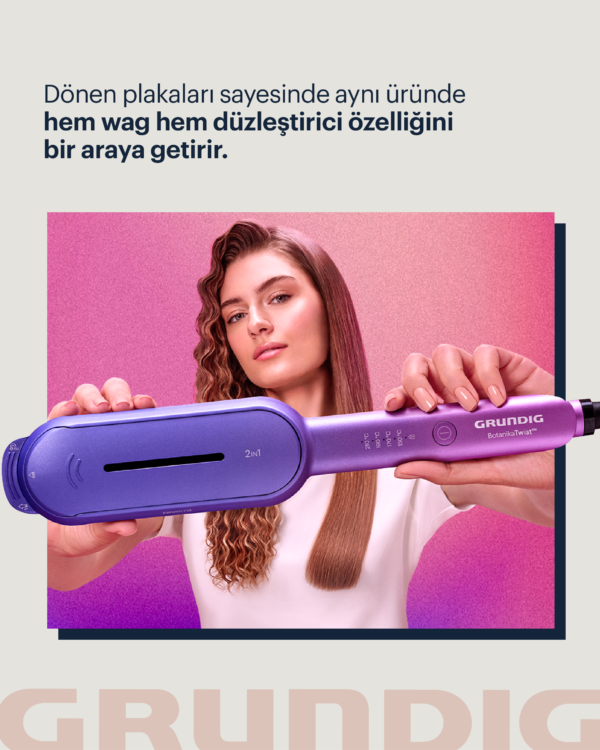 Grundig Kktc Hs 8331 Grundig Botanikatwist™ Duzwag Dalgali Sac Sekillendirici 12 Kktc - Online Alışveriş Bi Sipariş