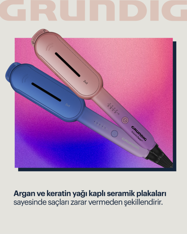 Grundig Kktc Hs 8331 Grundig Botanikatwist™ Duzwag Dalgali Sac Sekillendirici 16 Kktc - Online Alışveriş Bi Sipariş
