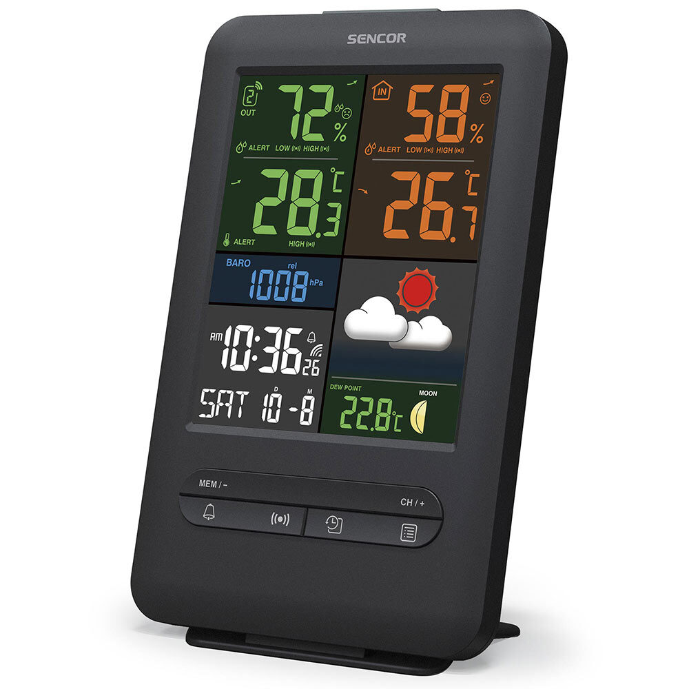 Hava İstasyonu SENCOR SWS 7300 siyah