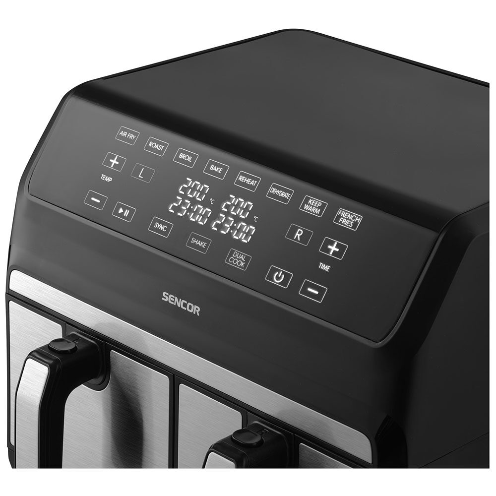Hava Kızartma Makinesi Sencor Vita Sfr 9500Ss Siyah/Gümüş