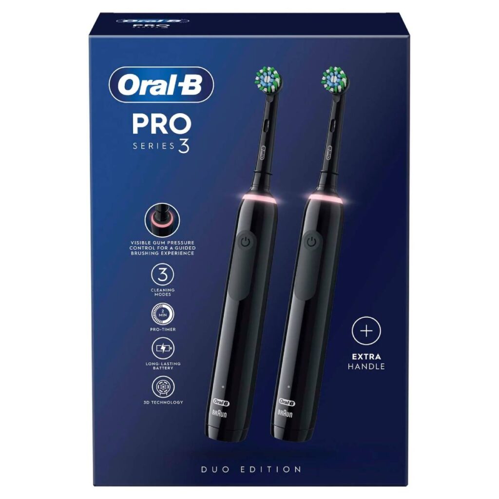 Braun Pro 3 3900 Duopack elektrikli diş fırçası 2 adet