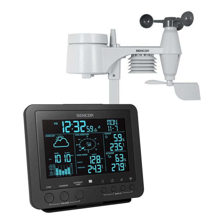 Kablosuz Hava İstasyonu SENCOR SWS 9700 siyah