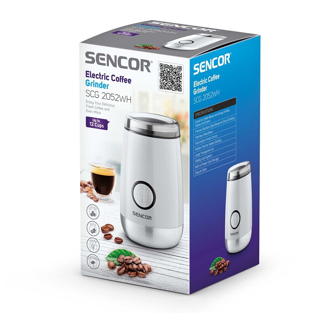 Kahve ve Baharat Öğütücü SENCOR SCG 2052WH Beyaz