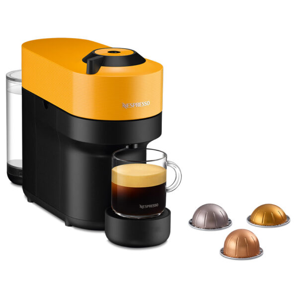 Kapsüllü Kahve Makinesi Nespresso Vertuo Pop Sarı - Görsel 5
