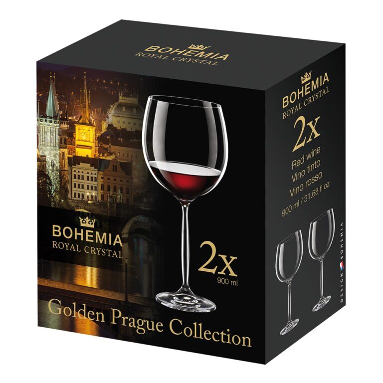Kristal Şarap Bardağı ROYAL CRYSTAL Bohemia 2Adet2 Vena (2'li Takım) 30123
