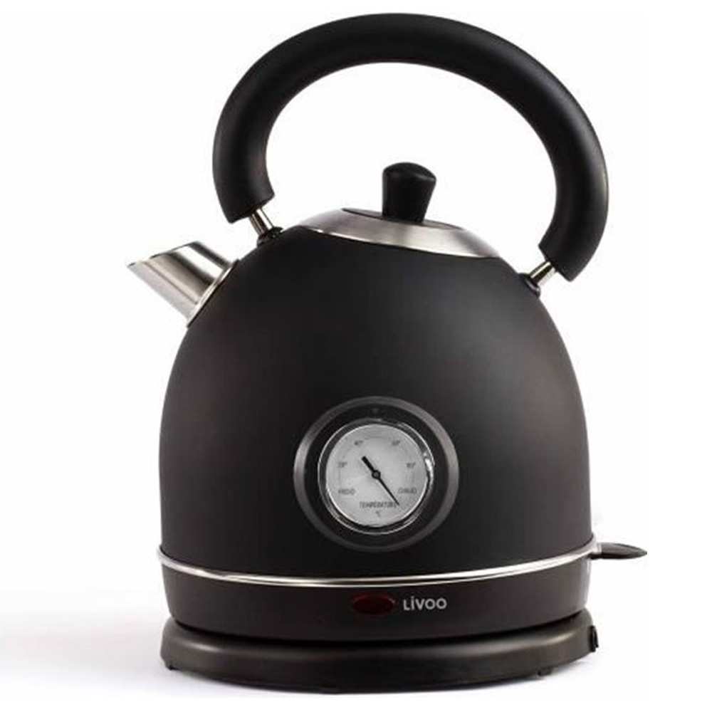 LIVOO Retro DOD157N Siyah Çaydanlık