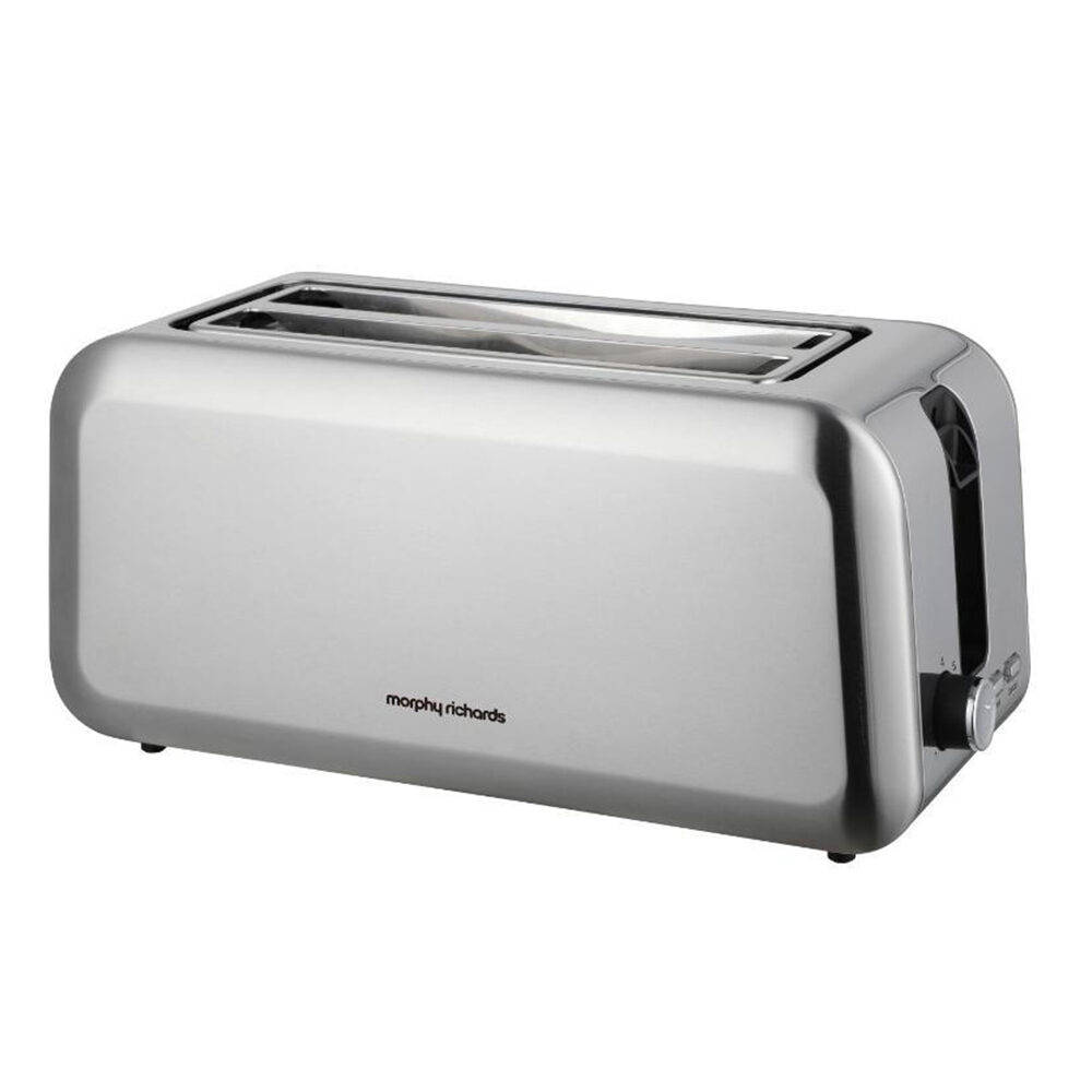 Morphy Richards 4 Dilim Uzun Yuvalı Tost Makinesi 264001 Gümüş