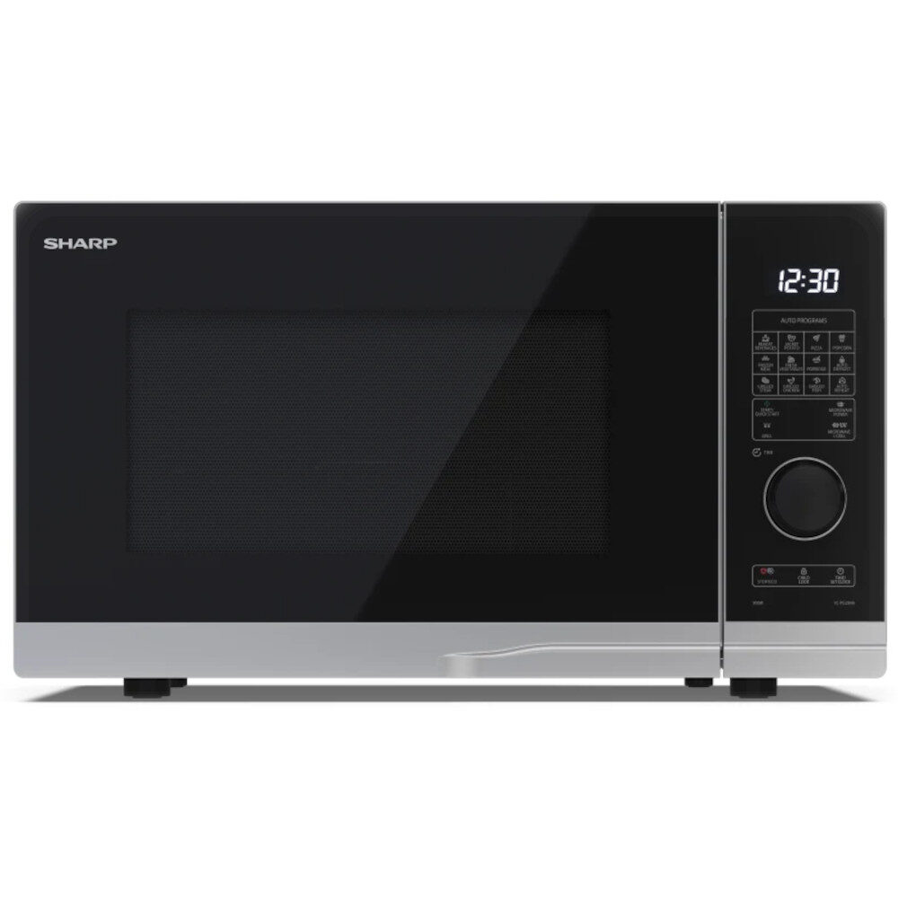 Mikrodalga Fırın Döner Tablası Sharp Grill Yc-Pg254Ae-S Gümüş