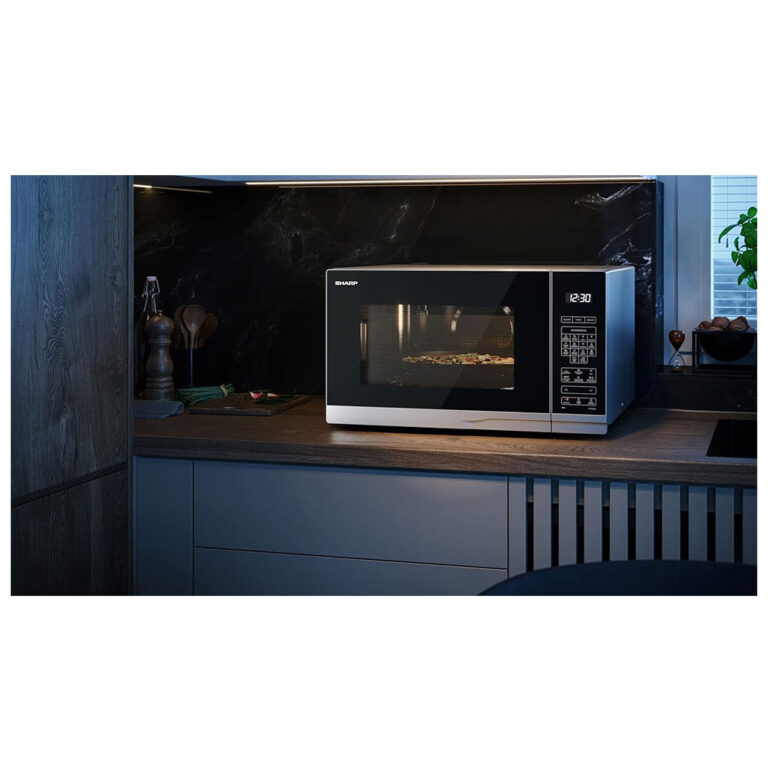 Mikrodalga Fırın Döner Tablası SHARP Izgara ve Konveksiyon YC-PC322AE-S gümüş