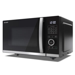 Mikrodalga Fırın Düz Zeminli SHARP Izgara YC-QG254AE-B siyah
