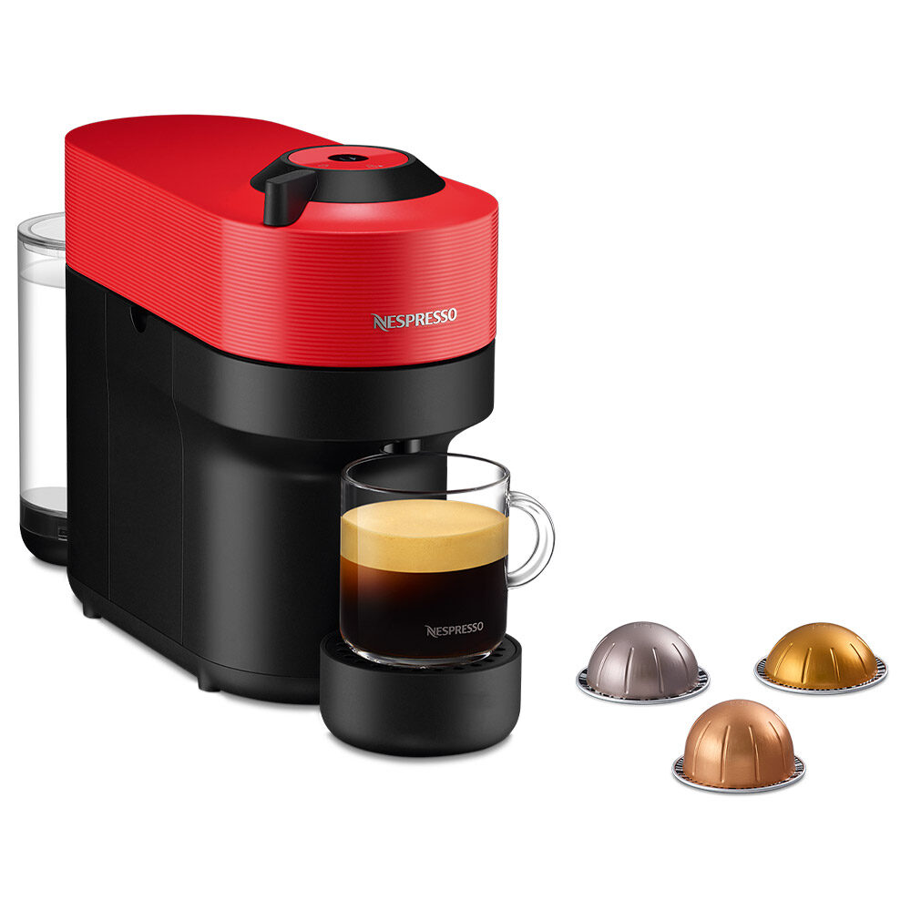Nespresso Vertuo Pop Kırmızı Kapsüllü Kahve Makinesi