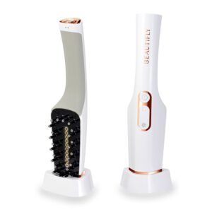 Paddle Brush BEAUTIFLY B-Longa Hair Growth LLLT Laser RF white
