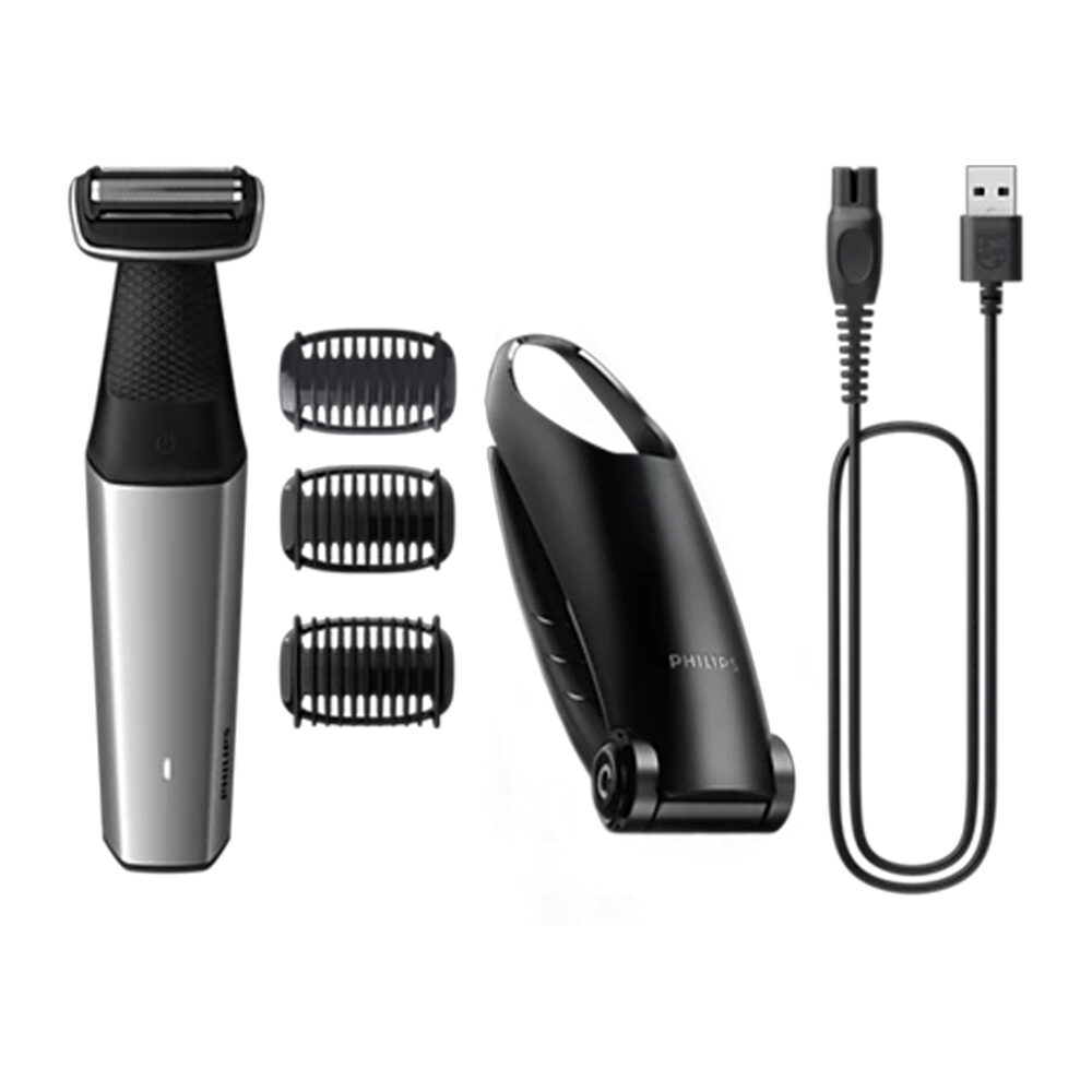 Philips Bodygroom Serisi 5000 BG5021 Siyah/Gümüş Tıraş Makinesi/Uzun Saç Kesme Makinesi