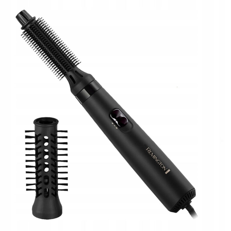 REMINGTON Saç Maşası ve Düzleştirici (fırça) Blow Dry & Style Caring AS7100 siyah