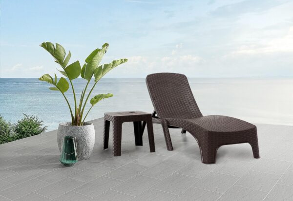 Rainbow Kktc Roma Plastik Rattan Sezlong Kahve 8 Kktc - Online Alışveriş Bi Sipariş