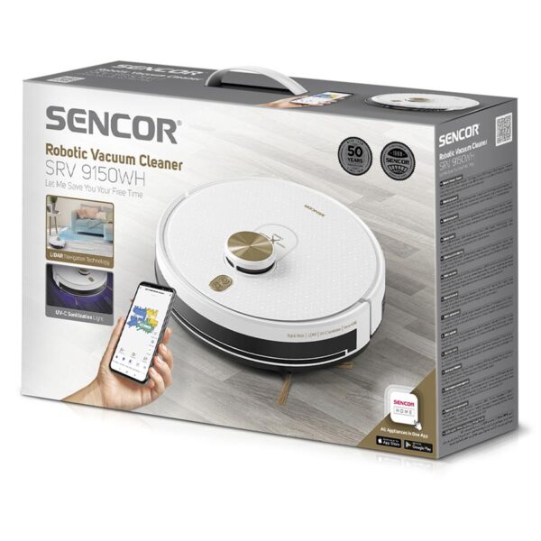 Robotik Supurge Sencor Srv 9150Wh Beyaz Kktc Kibris Bisiparis 4 Kktc - Online Alışveriş Bi Sipariş