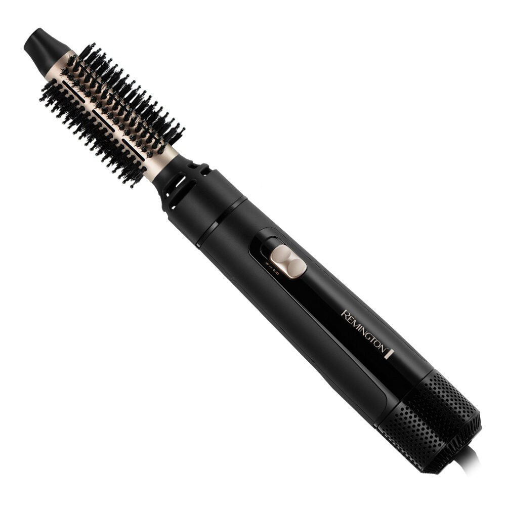 Saç Bukle Makinesi Ve Düzleştirici (Fırça) Remington Blow Dry &Amp; Style Caring As7300 Siyah / Altın