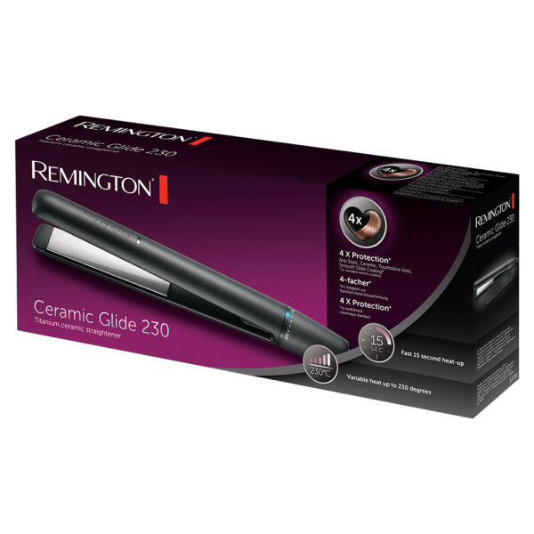 Saç Düzleştirici Remington Seramik Glide 230 S3700 Siyah