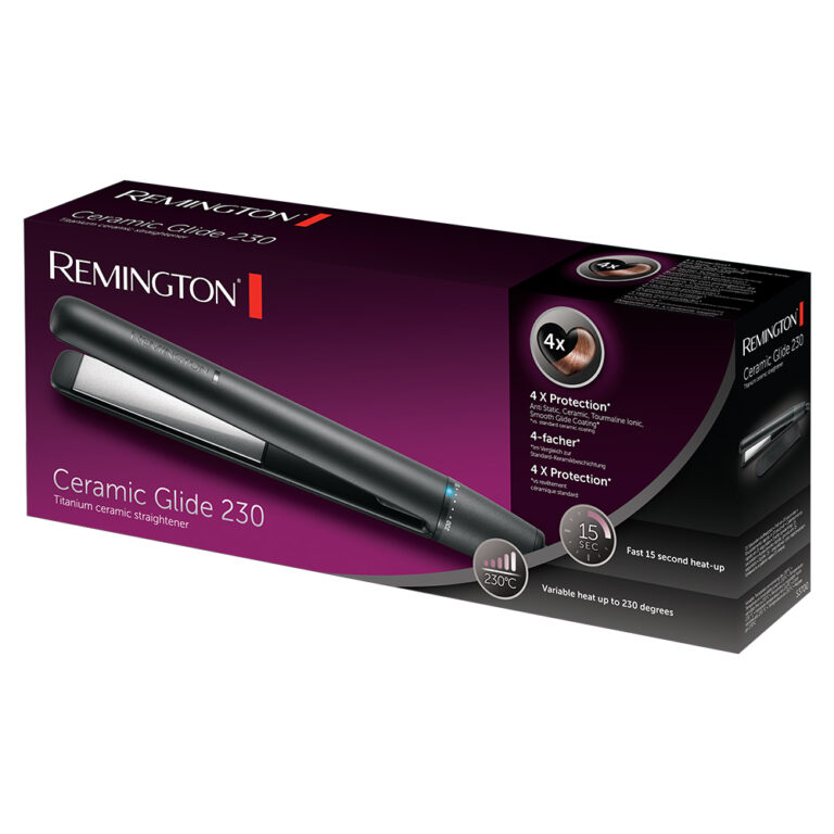 Saç Düzleştirici REMINGTON Seramik Glide 230 S3700 siyah