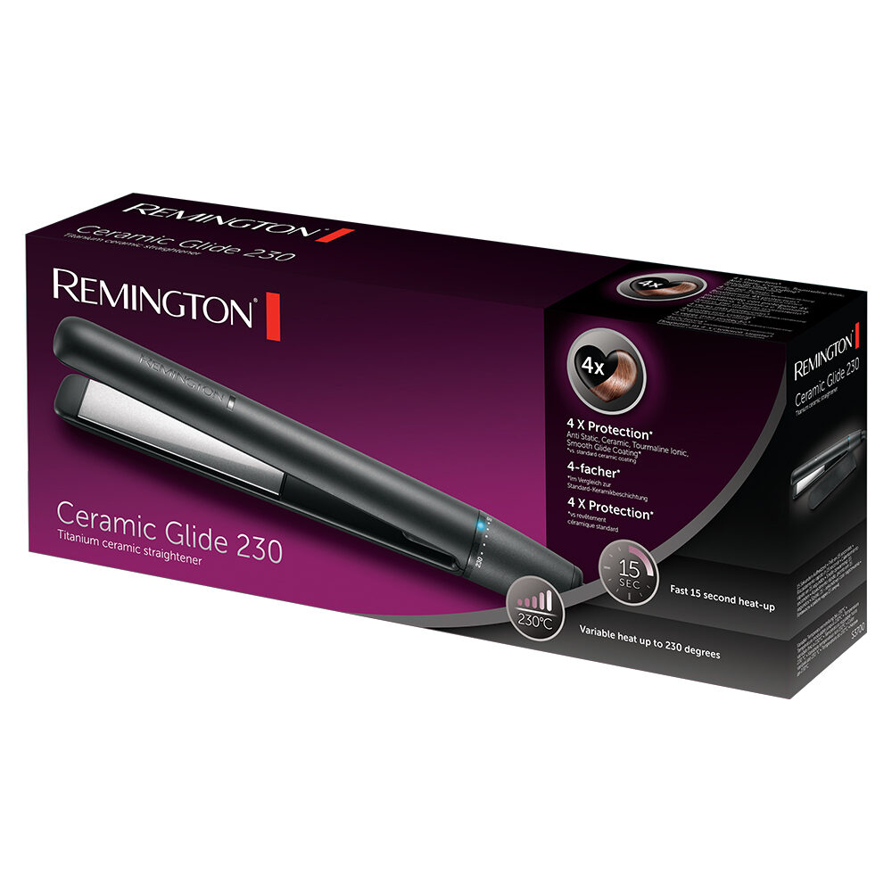Saç Düzleştirici Remington Seramik Glide 230 S3700 Siyah