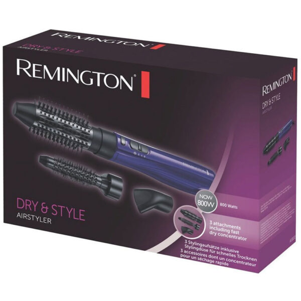 Saç Maşası Ve Düzleştirici Remington Dry &Amp;Amp; Style Airstyler As800 Mor