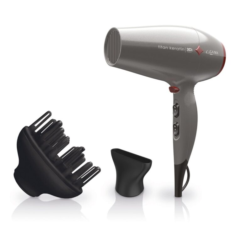 Saç kurutma makinesi GAMA Diamond 3D Titan Keratin GH0303 gri