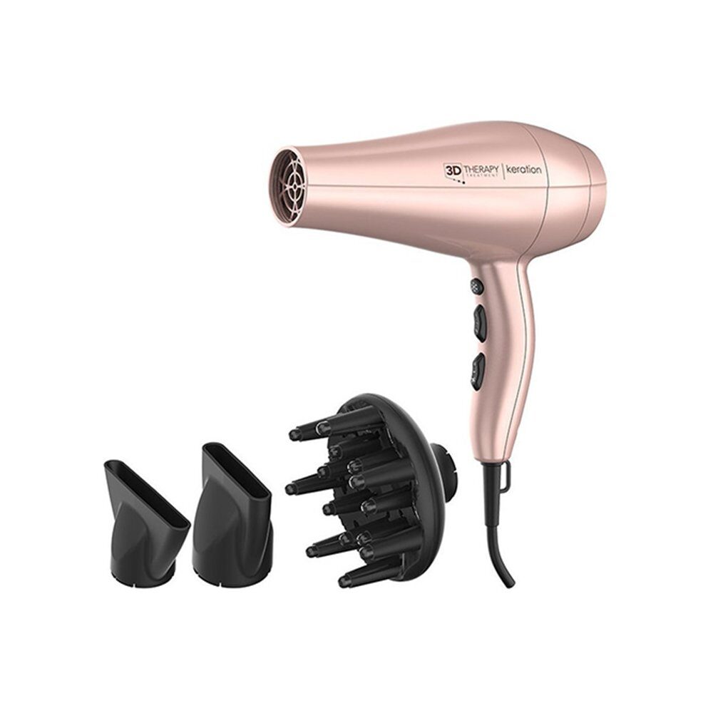 Saç Kurutma Makinesi Gama Diva 3D Keratin Gh3537 Gül Rengi